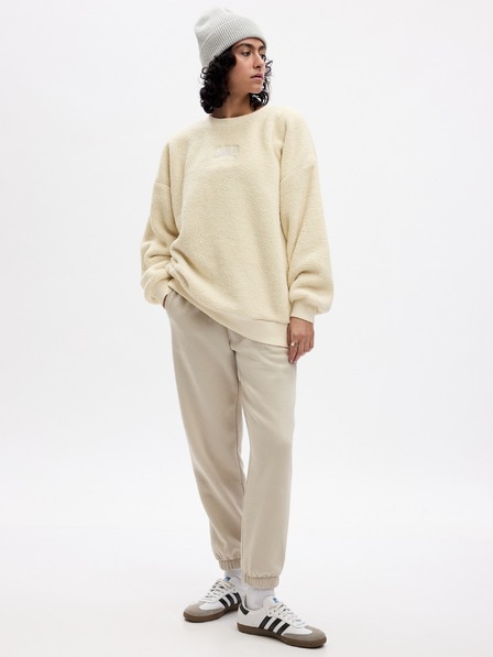 GAP Plyšová mikina s logom GAP