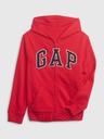 GAP Detská mikina s logom a fleece GAP