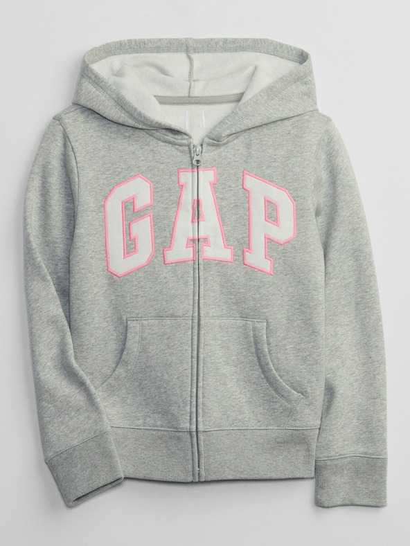 GAP Detská mikina GAP logo zip