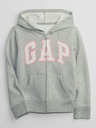 GAP Detská mikina GAP logo zip
