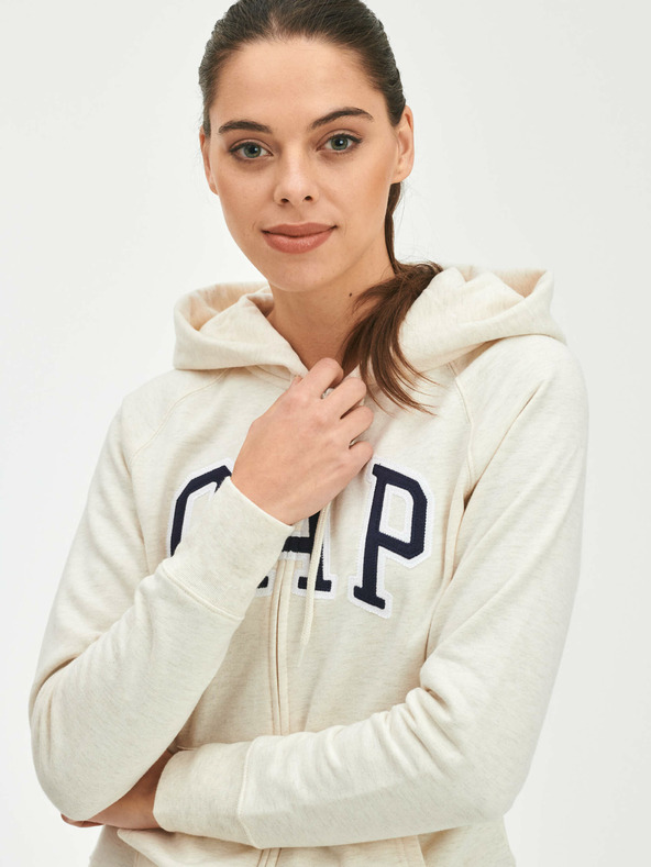 GAP Mikina GAP logo zip