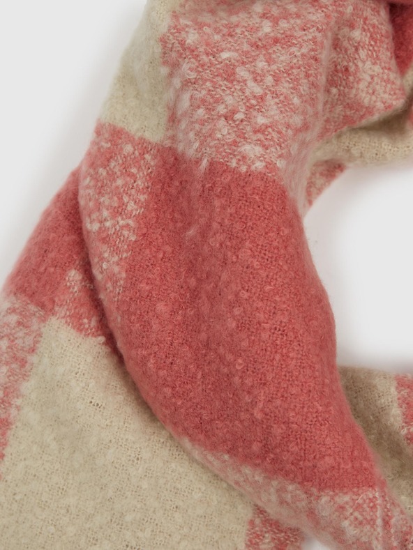 GAP Kockovaný šál so strapcami GAP