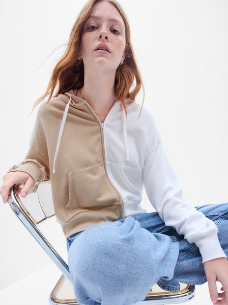 GAP Dvojfarebná mikina s kapucou GAP