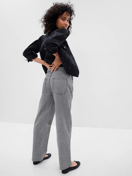 GAP Džínsy loose Mid Rise Destructed '90s GAP