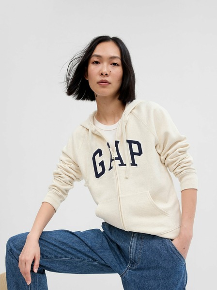 GAP Mikina s logom a fleece GAP