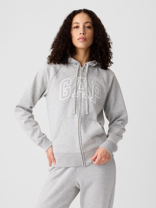 GAP Mikina s logom a fleece GAP