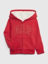 GAP Baby zateplená mikina s logom GAP