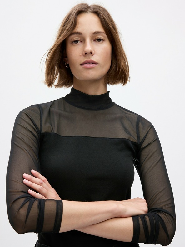 GAP Priesvitný top s dlhým rukávom GAP