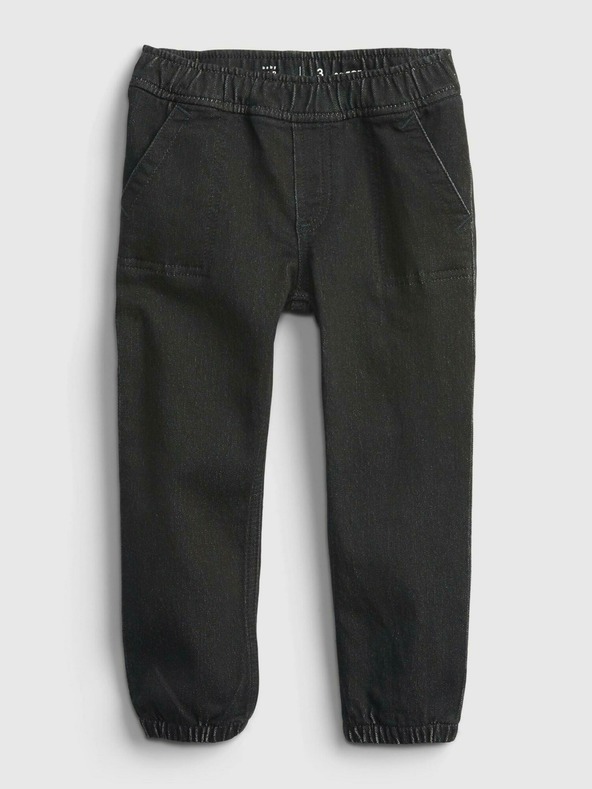 GAP Baby džínsy black joggers GAP