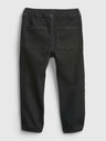 GAP Baby džínsy black joggers GAP