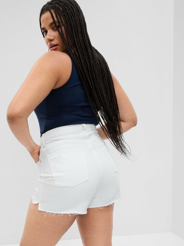 GAP Džínsové kraťasy high rise GAP