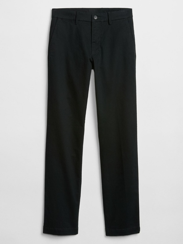 GAP Nohavice essential khaki straight fit GapFlex GAP