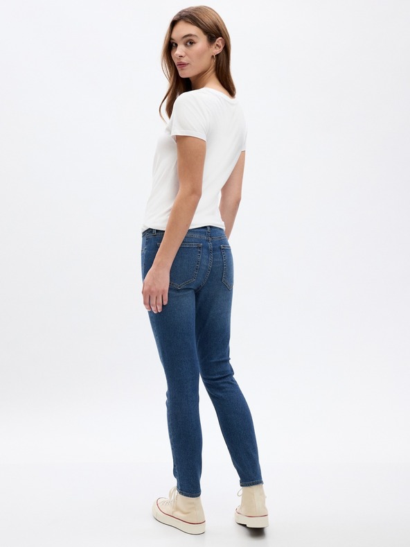 GAP Džínsy Mid Rise Favorite Ankle Jeggings GAP