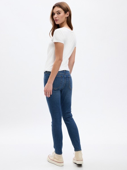 GAP Džínsy Mid Rise Favorite Ankle Jeggings GAP