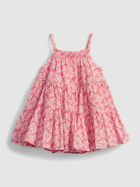 GAP Baby šaty gauze tiered floral GAP
