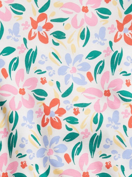 GAP Detské krátke pyžamo floral GAP