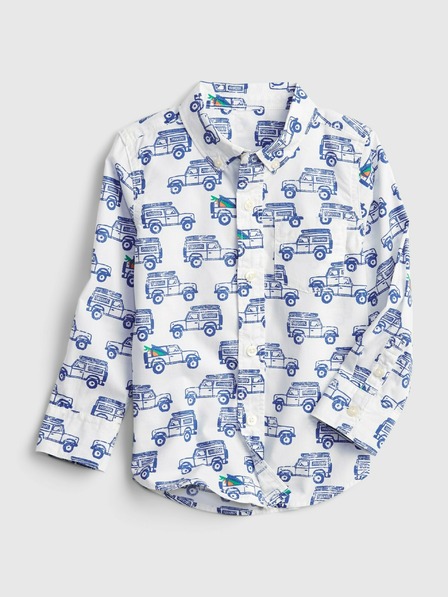 GAP Detská košeľa print poplin GAP