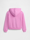 GAP Detská mikina s logom a fleece GAP