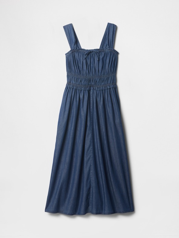 GAP Džínsové midi šaty GAP