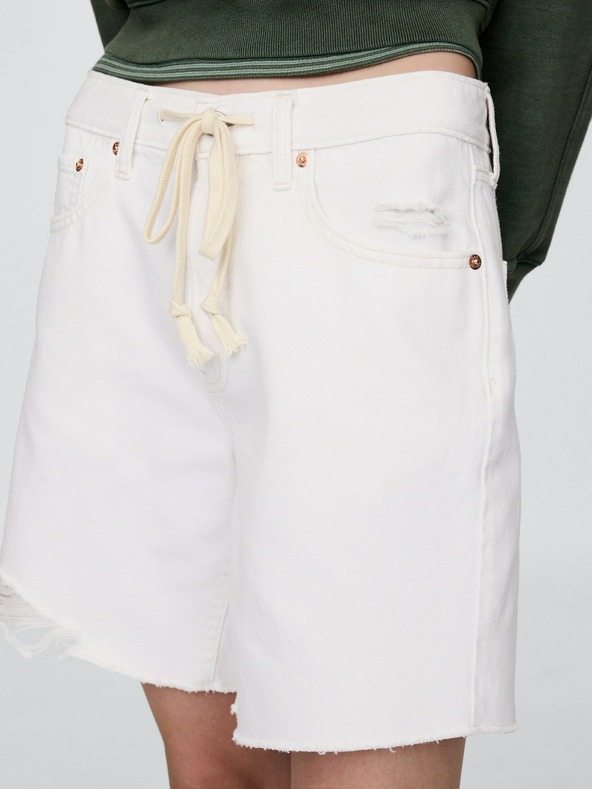 GAP Jeansové kraťasy Mid Rise '90s Loose Bermuda GAP