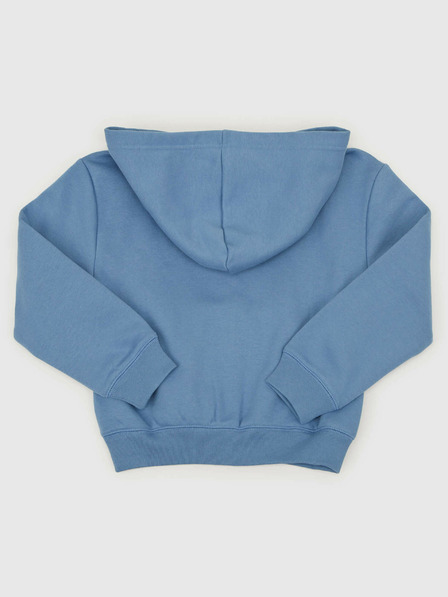 GAP Detská mikina s logom a fleece GAP