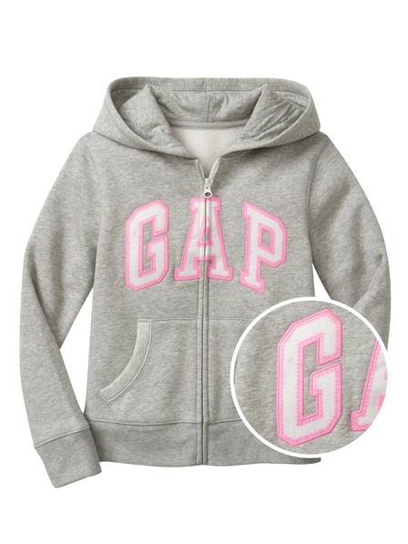 GAP Detská mikina GAP logo zip