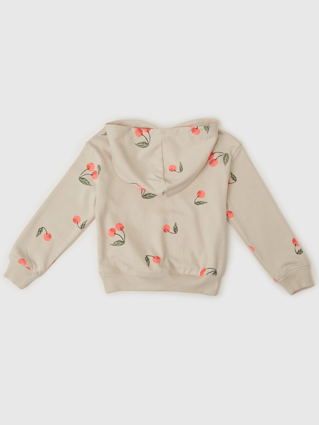 GAP Detská mikina s logom a fleece GAP
