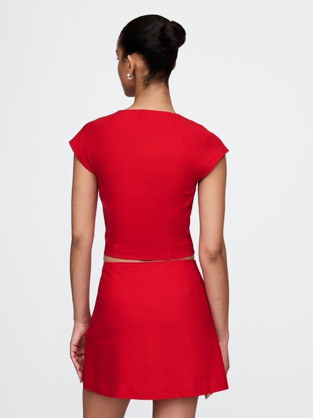 GAP Ľanový crop top GAP