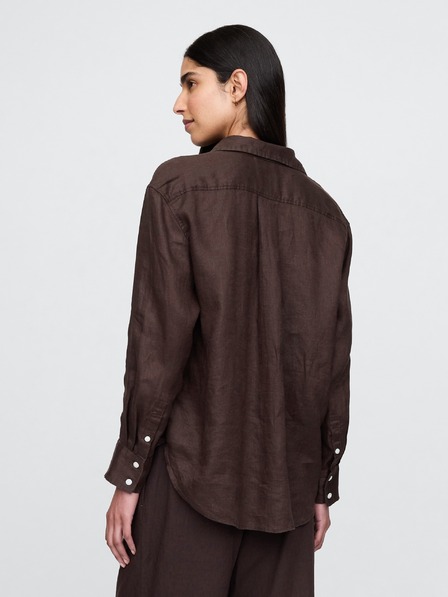 GAP Ľanová oversize košeľa Big Shirt GAP