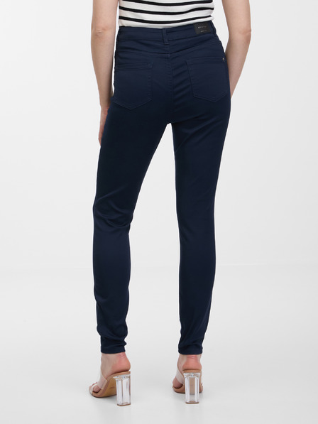 Orsay Tmavomodré dámske nohavice ORSAY