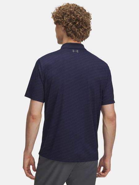 Under Armour Pánske tričko Under Armour UA Matchplay Printed Polo-BLU