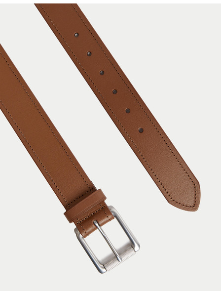 Marks & Spencer Kožený opasok s ozdobným prešívaním Marks & Spencer