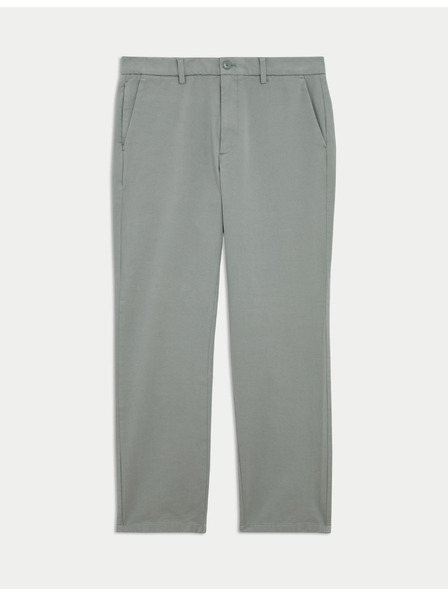 Marks & Spencer The Ultimate regular fit chino nohavice Marks & Spencer sivé