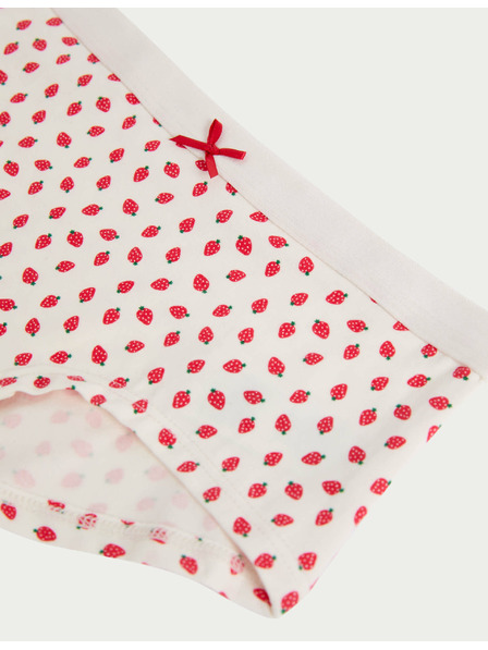 Marks & Spencer Šortky s motívom jahôd a vysokým podielom bavlny, 10 ks (5–16 rokov) Marks & Spencer viacfarebná