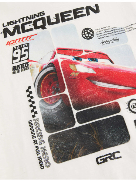 Marks & Spencer Tričko s motívom Disney Cars™, z čistej bavlny (2–8 rokov) Marks & Spencer biela