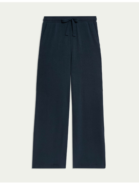 Marks & Spencer Spodné diely pyžam so širokými nohavicami Marks & Spencer námorná modrá