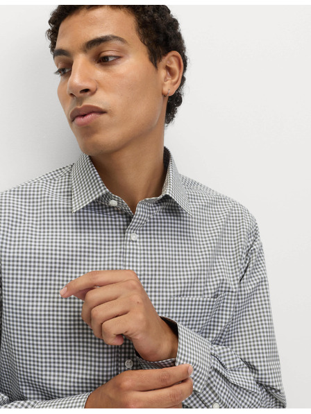 Marks & Spencer Kockované košele normálneho strihu pre ľahké žehlenie, 2 ks Marks & Spencer zelená