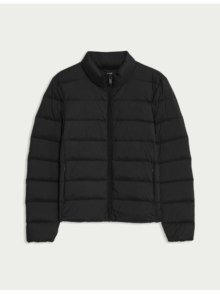 Marks & Spencer Prešívaná skladateľná bunda s perím a páperím Marks & Spencer čierna