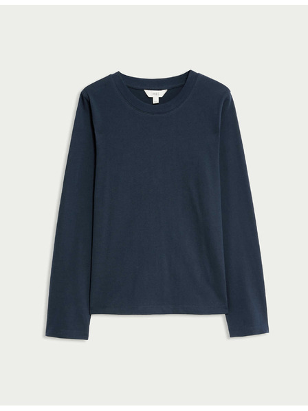 Marks & Spencer Top z čistej bavlny pre každodenné nosenie Marks & Spencer námorná modrá