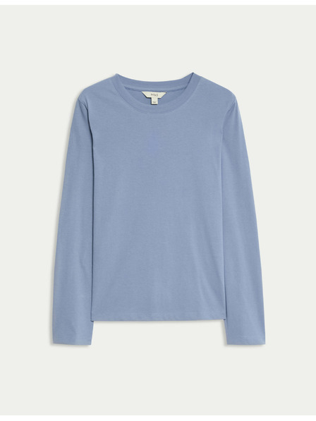 Marks & Spencer Top z čistej bavlny pre každodenné nosenie Marks & Spencer modrá