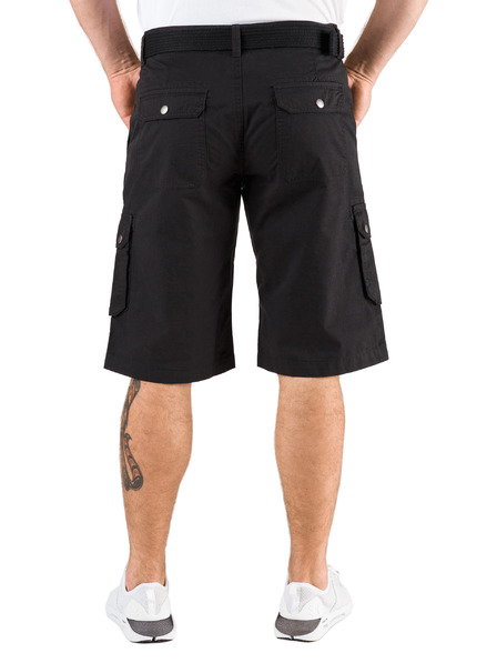 Sam 73 Čierne pánske šortky s vreckami SAM 73