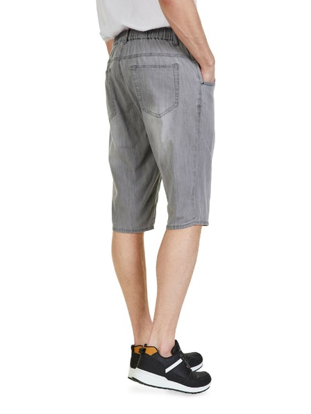 Sam 73 Šedé pánske džínsové šortky SAM 73 Kash