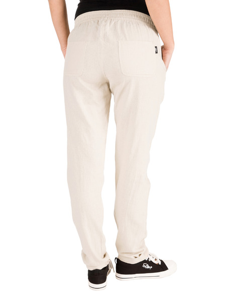 Sam 73 Krémové dámske plátené nohavice SAM 73