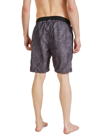 Sam 73 Tmavosivé pánske vzorované šortky SAM 73 Noah