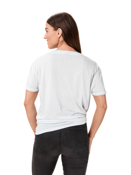 Sam 73 Biele dámske tričko s potlačou SAM 73 Annabel