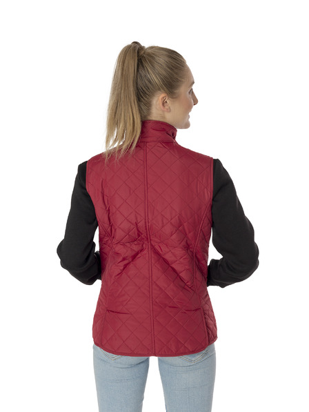 Sam 73 Červená dámska prešívaná vesta Sam 73 Martha