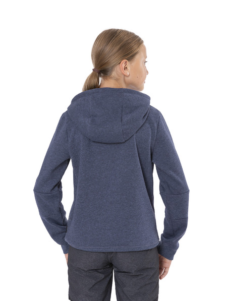 Sam 73 Tmavomodrá dievčenská mikina s potlačou SAM 73