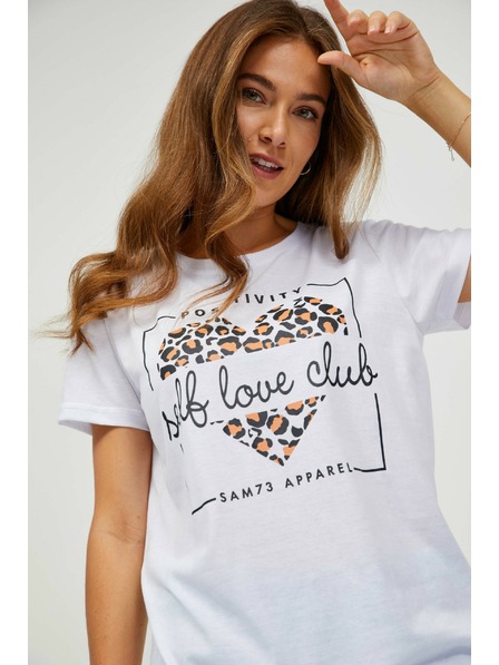 Sam 73 Biele dámske tričko SAM 73 Inathi