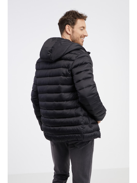 Sam 73 Čierna pánska prešívaná bunda SAM 73 Spider