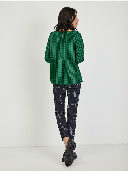 Orsay Zelená dámska vzorovaná blúzka ORSAY